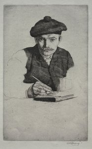 Autoportrét, 1885. od William Strang