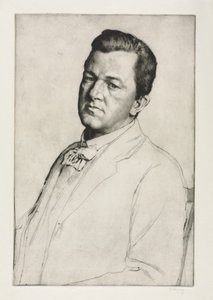 Sir Charles Holroyd, 1909. od William Strang