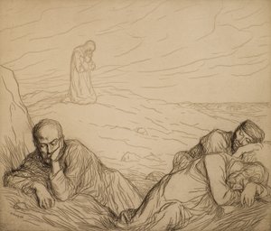 Agónie v zahradě od William Strang