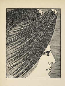 The Angel of Death, deska 53 z „A Book of Images, kterou uvedl W. B. Yeats“