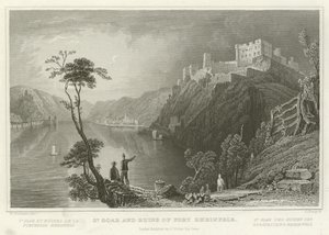 St Goar a ruiny Fort Rheinfels
