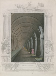 Temžský tunel od William Tombleson