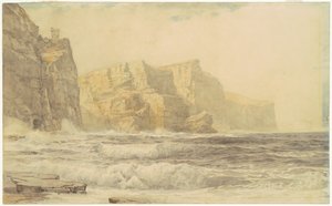 Hrad Baldart, Kilkee, hrabství Clare, Irsko od William Trost Richards