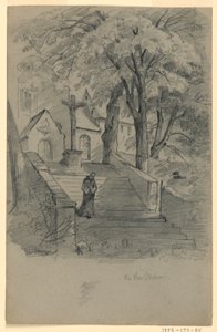 Kostel, Německo od William Trost Richards