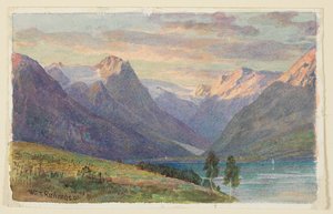 Fjord v Norsku od William Trost Richards