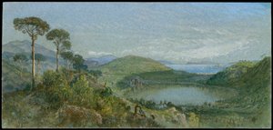 Avernské jezero od William Trost Richards