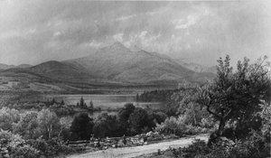 Hora Chocorua a jezero od William Trost Richards