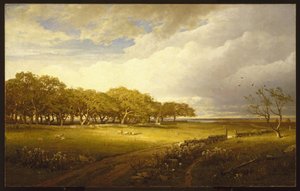 Starý ovocný sad v Newportu od William Trost Richards