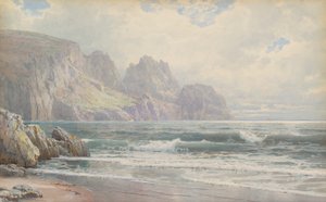 Skalnaté pobřeží od William Trost Richards