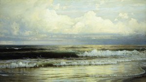 Sluncem zalité mraky a moře, 1897 od William Trost Richards