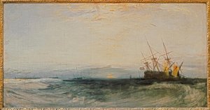 Loď na mělčinu od Joseph Mallord William Turner