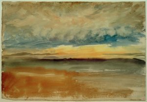 Bouřlivý západ slunce od Joseph Mallord William Turner