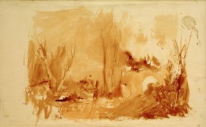 Zalesněná krajina od Joseph Mallord William Turner