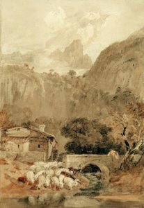 Aiguillette z údolí Cluse od Joseph Mallord William Turner