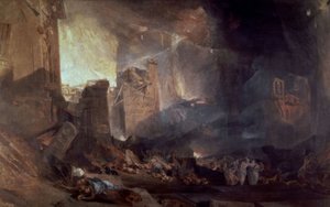 ZNIČENÍ SODOM - XIX STOLETÍ - ANGLICKÝ ROMANTICISMUS od Joseph Mallord William Turner