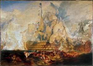 Bitva u Trafalgaru od Joseph Mallord William Turner