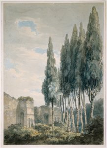 V zahradách Ludovisi, Řím od Joseph Mallord William Turner