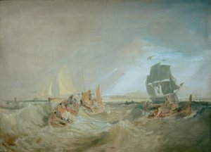 Přeprava u ústí Temže od Joseph Mallord William Turner