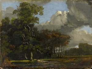 Lesní krajina, c1816-1820 od Joseph Mallord William Turner