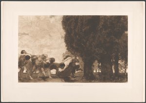 Průvod Bacchante, kus Naar Franz