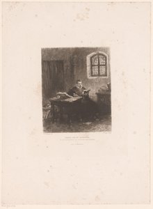 Philip van Marnix van Sint-Aldegonde ve vězení Marnix van St. Aldegonde, překládání žalmů ve vězení (název na předmětu)