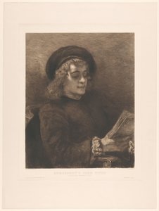 Rembrandtův syn Titus. O Rembrandtovi. Verlag der Gesellschaft f. Umění ve Vídni