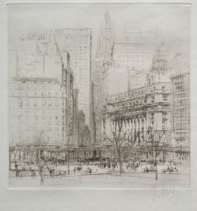 New York City: Battery Place od William Walcot