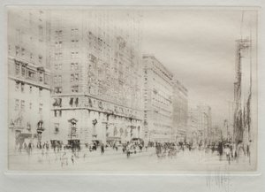 Park Avenue, New York od William Walcot