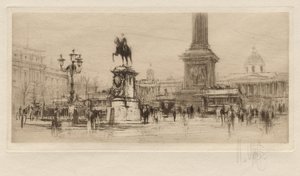 Trafalgarské náměstí od William Walcot