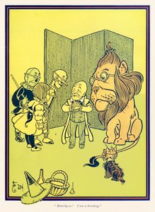 „Přesně tak! Jsem humbug.“ z ‚The Wonderful Wizard of Oz‘ od L. Franka Bauma od William Wallace Denslow