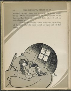 Ilustrace z knihy "The wonderful Wizard of Oz" od Lymana Franka Bauma od William Wallace Denslow
