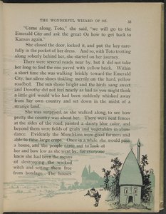 Ilustrace z knihy "The wonderful Wizard of Oz" od Lymana Franka Bauma od William Wallace Denslow