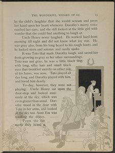 Ilustrace z knihy "The wonderful Wizard of Oz" od Lymana Franka Bauma od William Wallace Denslow