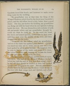 Ilustrace z knihy "The wonderful Wizard of Oz" od Lymana Franka Bauma od William Wallace Denslow