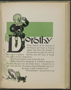 Ilustrace z knihy "The wonderful Wizard of Oz" od Lymana Franka Bauma od William Wallace Denslow