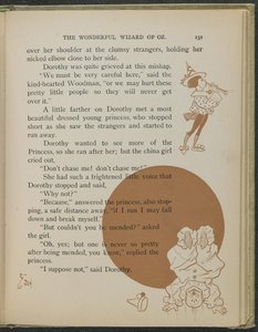 Ilustrace z knihy "The wonderful Wizard of Oz" od Lymana Franka Bauma od William Wallace Denslow