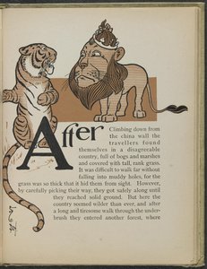 Ilustrace z knihy "The wonderful Wizard of Oz" od Lymana Franka Bauma od William Wallace Denslow