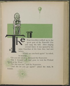 Ilustrace z knihy "The wonderful Wizard of Oz" od Lymana Franka Bauma od William Wallace Denslow