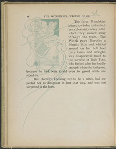 Ilustrace z knihy "The wonderful Wizard of Oz" od Lymana Franka Bauma od William Wallace Denslow