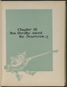 Ilustrace z knihy "The wonderful Wizard of Oz" od Lymana Franka Bauma od William Wallace Denslow