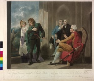 Generál Paoli přesvědčil mladého Korsičana o nutnosti smrti jeho strýce. od William Ward