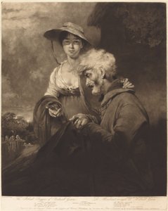 Slepý žebrák Bednall Green od William Ward after William Owen