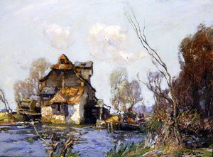 Starý mlýn na Ouse od William Watt Milne