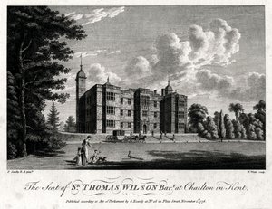 Sídlo sira Thomase Wilsona Barta v Charltonu v Kentu, 1776