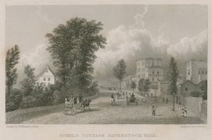 Chata sira Richarda Steela, Haverstock Hill od William Westall