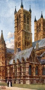 Lincoln, Západní věže (barva lito) od William Wiehe Collins