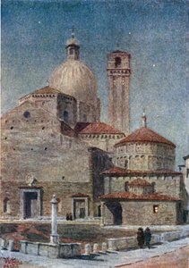 Padova. Katedrála (barva lito) od William Wiehe Collins