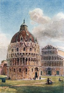 Pisa. Baptisterium (barevné lito)