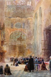 Toledo, jižní transept (barevné lito)