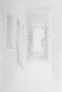 Archway to Rio Terra, Benátky, 2008 (tužka na papíře) od William Wilkins